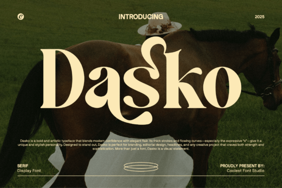 Dasko Serif: Where Bold Personality Meets Timeless Elegance