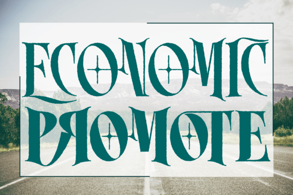 Economic Promote: A Serif Font with Bold, Modern Character