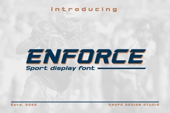Enforce: A Bold Typeface for High-Impact Visuals