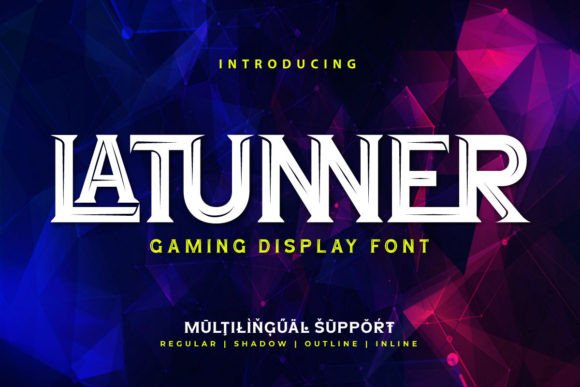 Latunner: A Bold Display Font for High-Impact Visuals