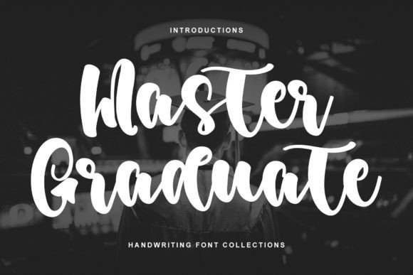 Master Graduate: The Bold Typeface for High-Impact Projects