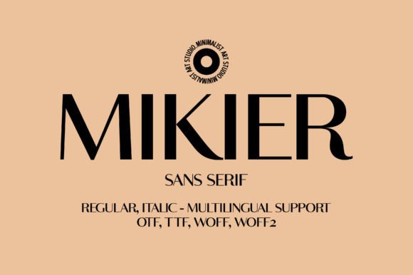 Mikier: The Sans Serif Font for Modern Sophistication