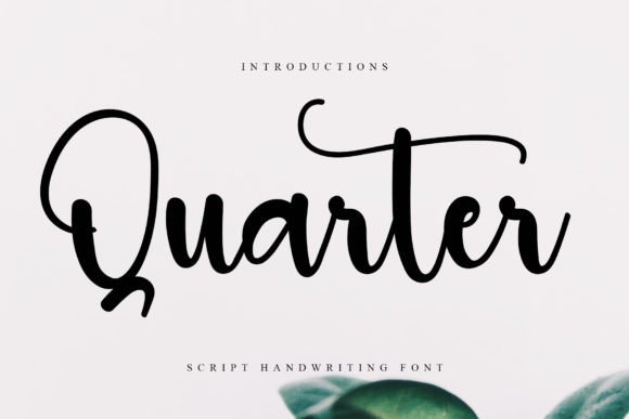 Quarter: The Bold Typeface for Sports & Action Designs