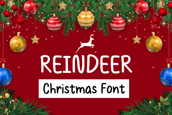 Reindeer Font: A Sweet Handwritten Typeface for Creative Projects