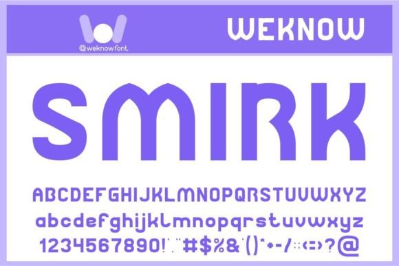 Smirk: A Sans Serif Display Font for Modern Branding