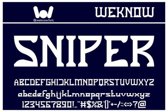 Sniper: The Serif Display Font for Bold Branding
