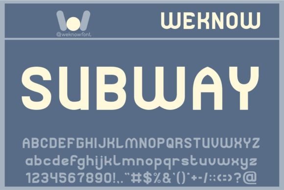 Subway: A Clean Typeface for Modern Branding