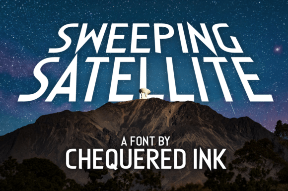 Sweeping Satellite: A Font with Artisan Character