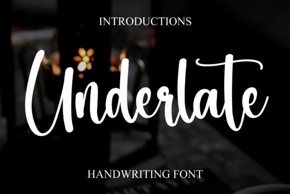 Underlate: A Bold Typeface for High-Impact Visuals