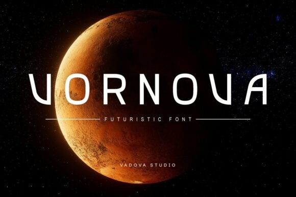 Vornova: The Futuristic Typeface for Visionary Projects